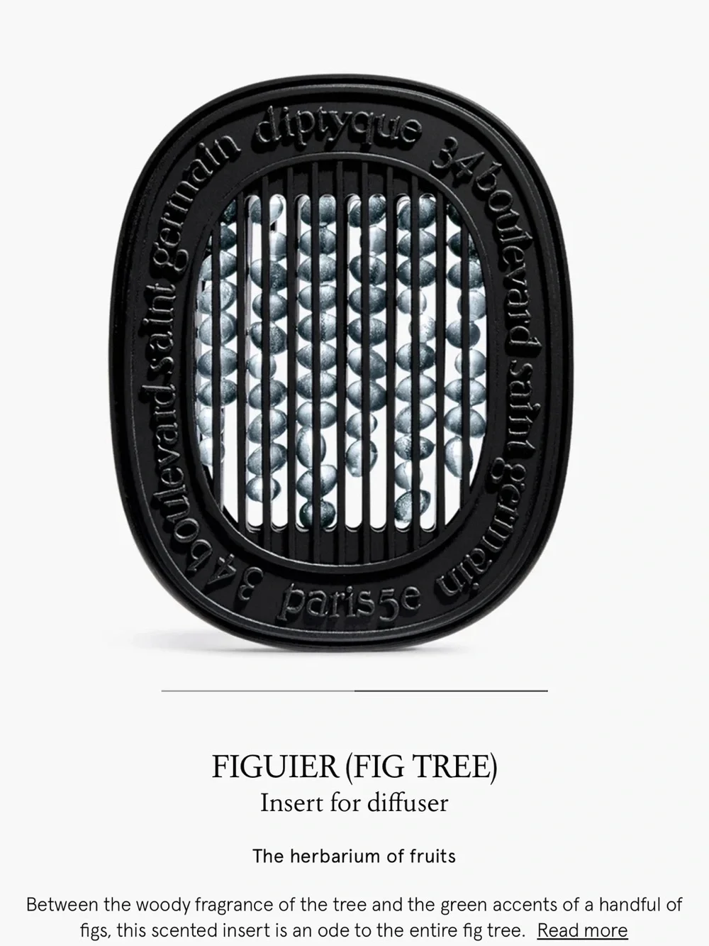 NEW Diptyque Figuier Fig Scented Insert Cartridge 2.1g Sealed